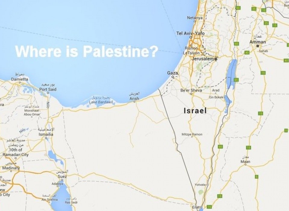 Google: Put Palestine On Your Maps!